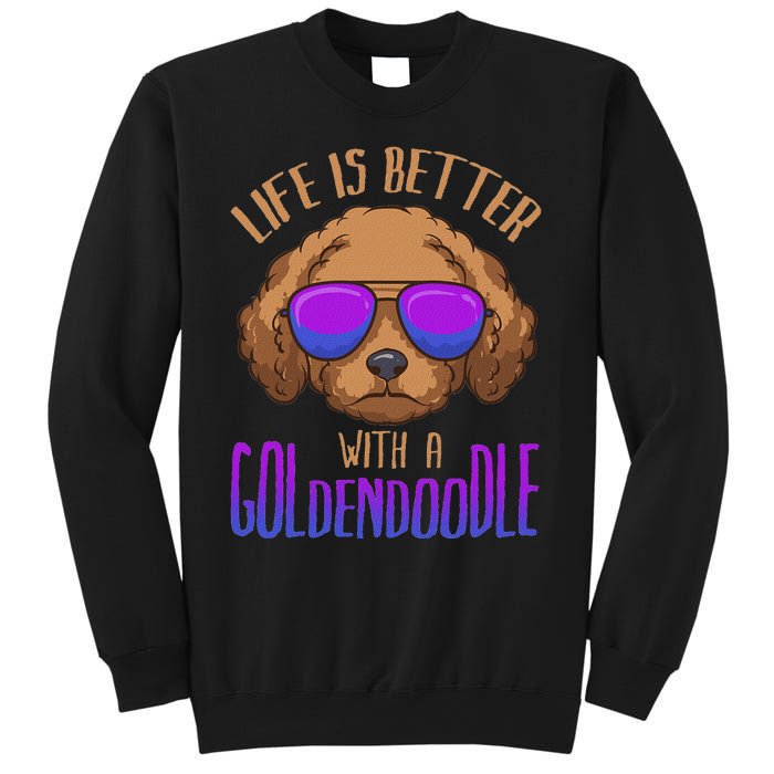 Life Is Better With A Goldendoodle Cute Doodle Dog Sweatshirt