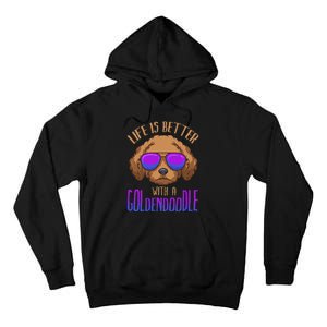 Life Is Better With A Goldendoodle Cute Doodle Dog Tall Hoodie