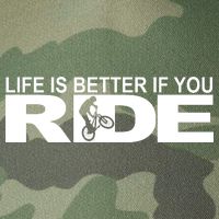 Life Is Better If You Ride Mountain Bike Legacy Tie Dye Trucker Hat