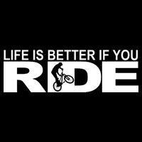 Life Is Better If You Ride Mountain Bike 16 in Basic Backpack