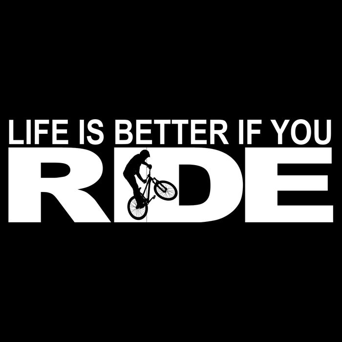 Life Is Better If You Ride Mountain Bike 16 in Basic Backpack