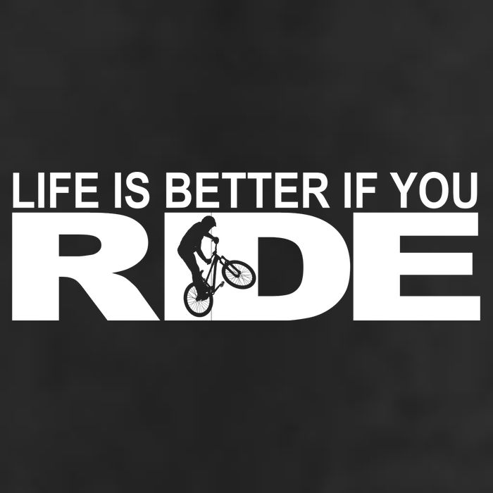 Life Is Better If You Ride Mountain Bike 25L Jumbo Tote