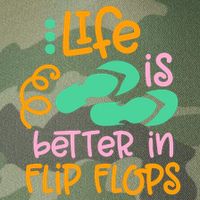 Life Is Better In Flip Flops Legacy Tie Dye Trucker Hat