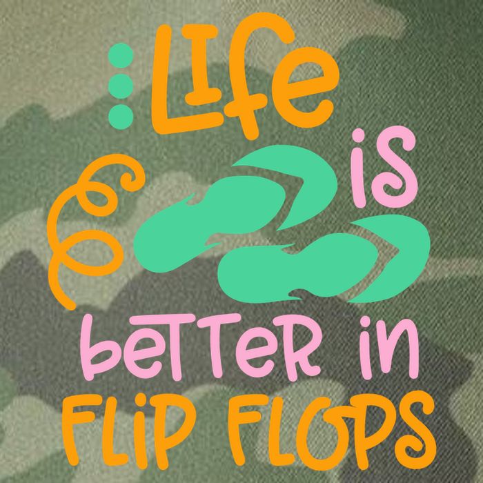 Life Is Better In Flip Flops Legacy Tie Dye Trucker Hat