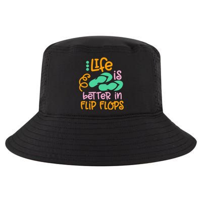 Life Is Better In Flip Flops Cool Comfort Performance Bucket Hat