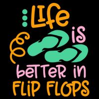 Life Is Better In Flip Flops Apron