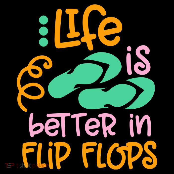 Life Is Better In Flip Flops Ladies Essential Flowy Tank