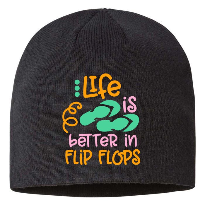 Life Is Better In Flip Flops Sustainable Beanie