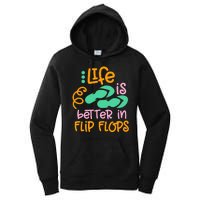 Life Is Better In Flip Flops Women's Pullover Hoodie