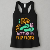 Life Is Better In Flip Flops Womens Tank Top