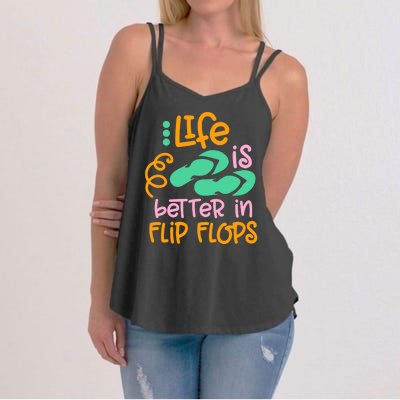 Life Is Better In Flip Flops Women's Strappy Tank