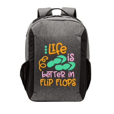 Life Is Better In Flip Flops Vector Backpack