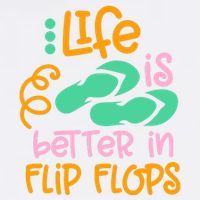 Life Is Better In Flip Flops Garment-Dyed Sweatshirt