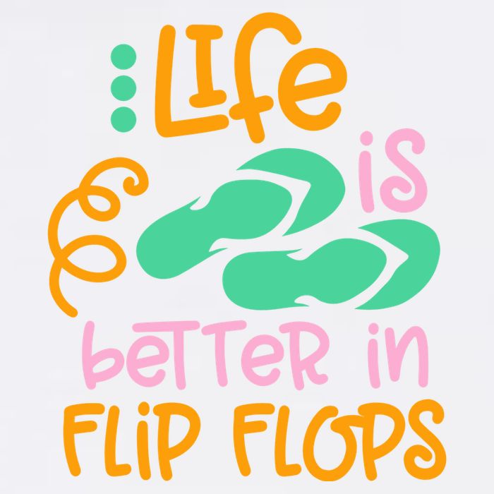 Life Is Better In Flip Flops Garment-Dyed Sweatshirt