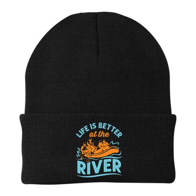 Life Is Better At The River White Water Rafting Cool Gift Beanie