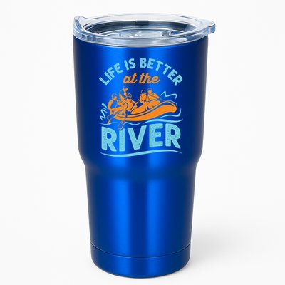 Life Is Better At The River White Water Rafting Cool Gift Tumbler