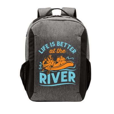 Life Is Better At The River White Water Rafting Cool Gift Vector Backpack