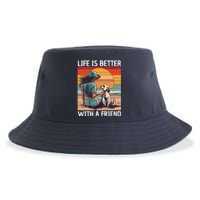 Life Is Better With A Friend Sustainable Bucket Hat