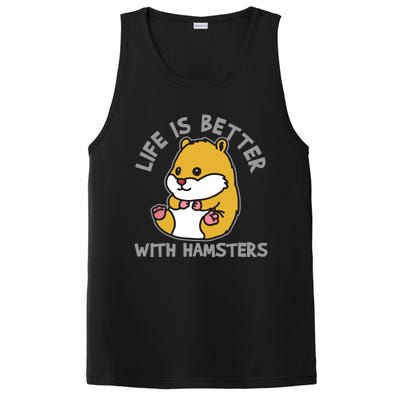 Life Is Better With Hamsters | Hamster Love Gift Idea PosiCharge Competitor Tank