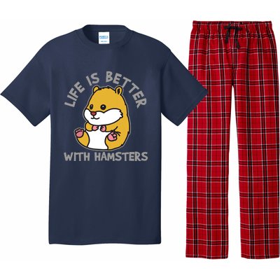 Life Is Better With Hamsters | Hamster Love Gift Idea Pajama Set