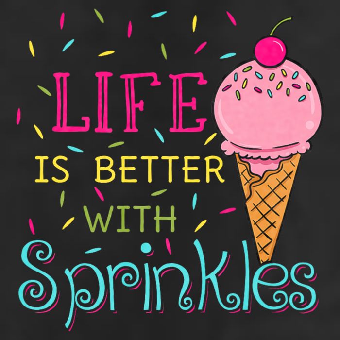 Life Is Better With Sprinkles Sweet Ice Cream Lover 11oz C Handle Ceramic Mug