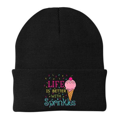 Life Is Better With Sprinkles Sweet Ice Cream Lover Beanie