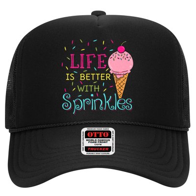 Life Is Better With Sprinkles Sweet Ice Cream Lover Hat