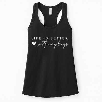Life Is Better With My Boy Womens Tank Top
