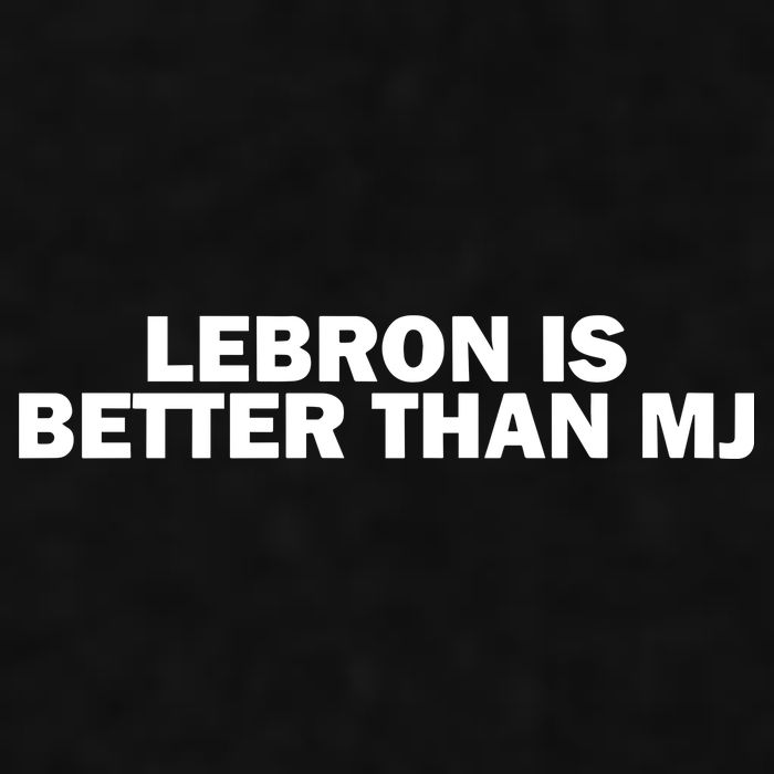 Lebron Is Better Than Mj Ladies PosiCharge Tri-Blend Wicking Tank