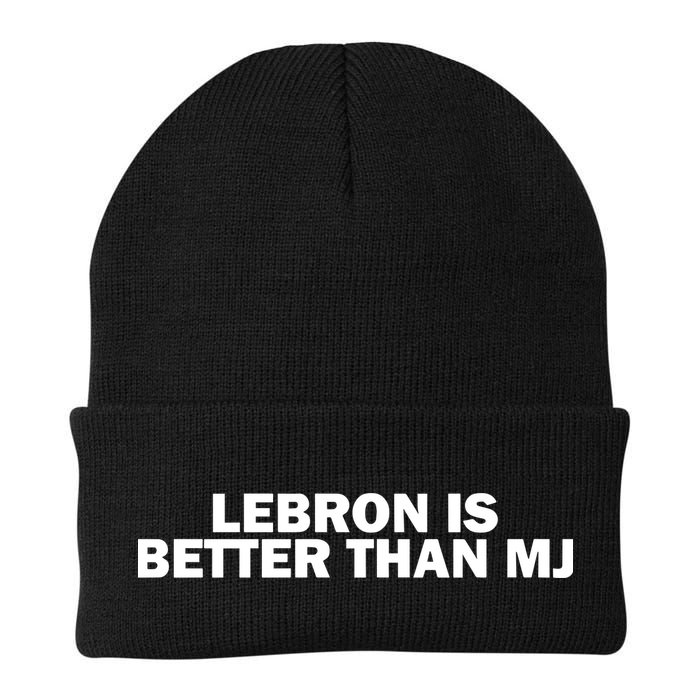 Lebron Is Better Than Mj Beanie