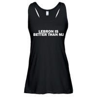 Lebron Is Better Than Mj Ladies Essential Flowy Tank