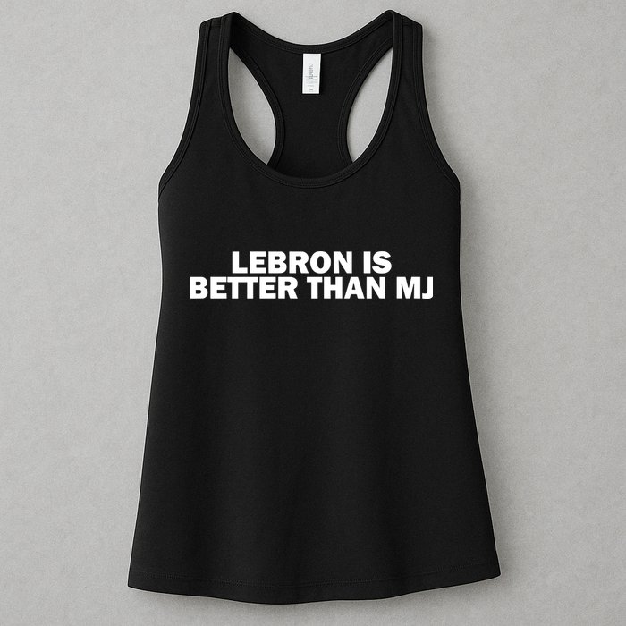 Lebron Is Better Than Mj Womens Tank Top