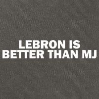 Lebron Is Better Than Mj Cotton Canvas Backpack