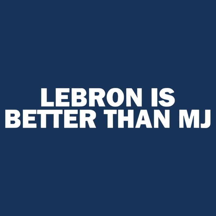 Lebron Is Better Than Mj Infant Baby Jersey Bodysuit