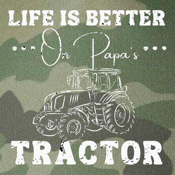 Life Is Better On Papas Tractor Legacy Tie Dye Trucker Hat