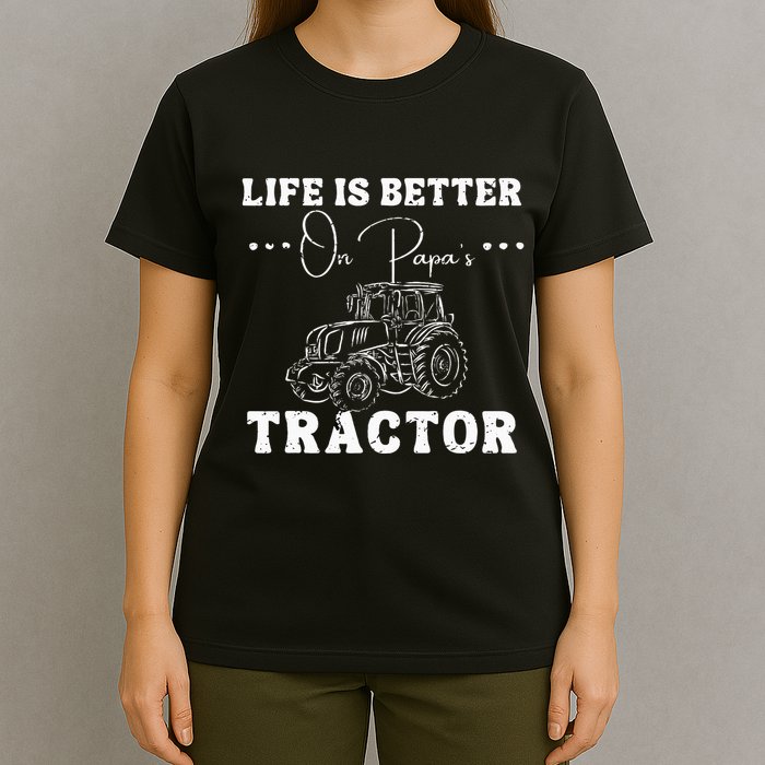Life Is Better On Papas Tractor T-Shirt