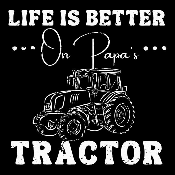 Life Is Better On Papas Tractor Zip Tote Bag