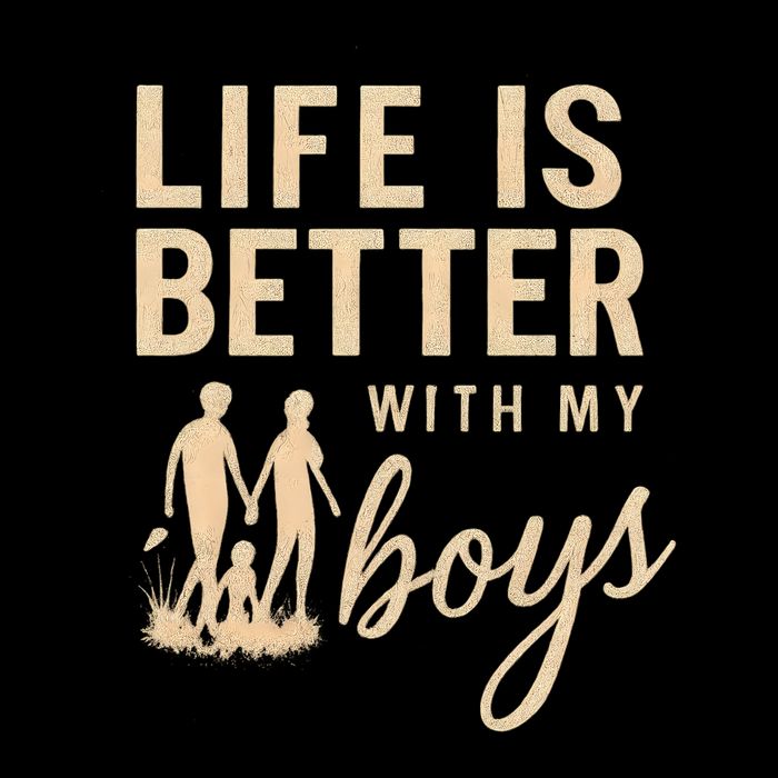 Life is Better with My Boys Cooling Performance Crew T-Shirt