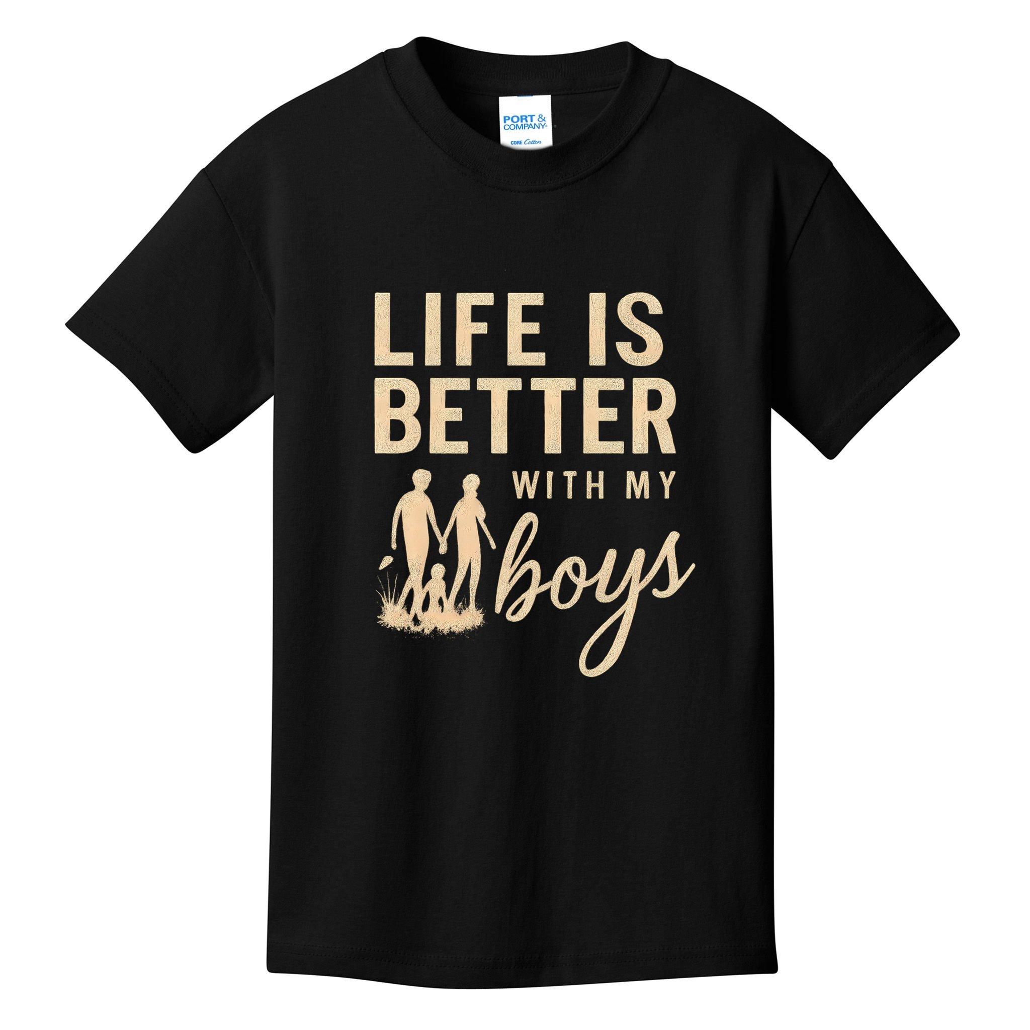 Life is Better with My Boys Kids T-Shirt