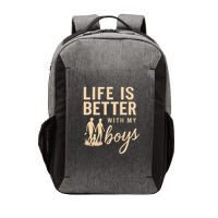 Life is Better with My Boys Vector Backpack