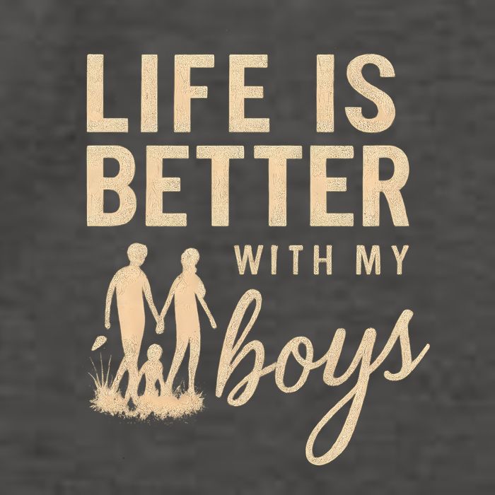 Life is Better with My Boys Vector Backpack