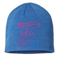 Life Is Better On The Boat Funny Lake Great Gift Sustainable Beanie