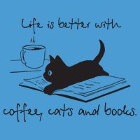 Life Is Better With Books Cats And Coffee Tie Dye Hoodie