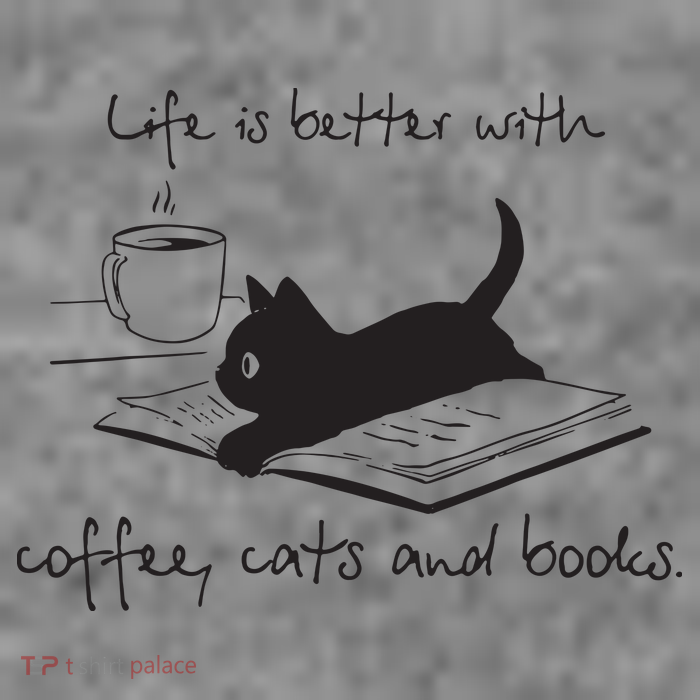 Life Is Better With Books Cats And Coffee Sustainable Beanie