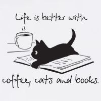 Life Is Better With Books Cats And Coffee Cool Comfort Performance Bucket Hat