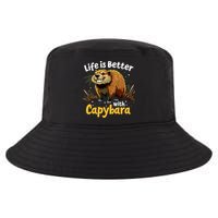 Life Is Better With Capybara Cool Comfort Performance Bucket Hat