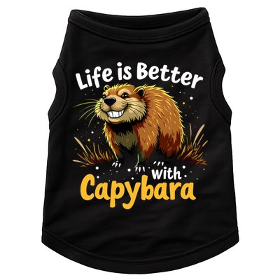Life Is Better With Capybara Doggie Tank