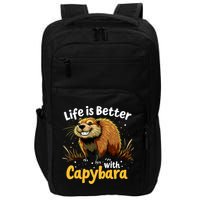 Life Is Better With Capybara Impact Tech Backpack