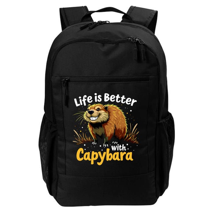 Life Is Better With Capybara Backpack