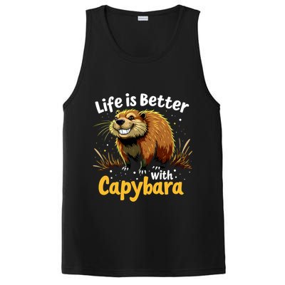 Life Is Better With Capybara PosiCharge Competitor Tank